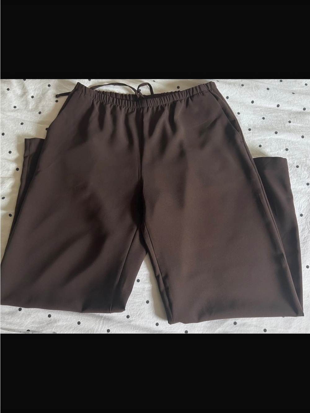 Chocolate brown Gap Easy Wide Leg Pants